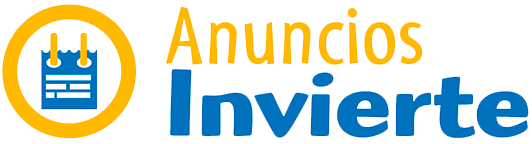 Logo de Anuncios Invierte con calendario y texto