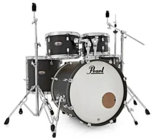 Esta batería Pearl negra ofrece un sonido excepcional y un diseño elegante. Con múltiples componentes, es perfecta para cualquier estilo musical. Ideal para principiantes y profesionales por igual.
